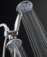 AquaDance Antimicrobial 30-setting Shower Combo Sunset Blue Jets