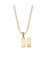 2028 Gold-Tone Initial Necklace 20"