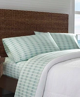 Tommy Bahama Off The Grid Castaway Green Sheet Set