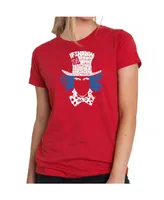 Women's Premium Word Art T-Shirt - The Mad Hatter