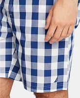 Nautica Men's Cotton Plaid Pajama Shorts