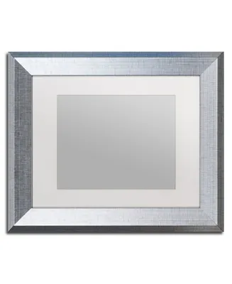 Trademark Fine Art Heavy Duty Silver Frame with Mat