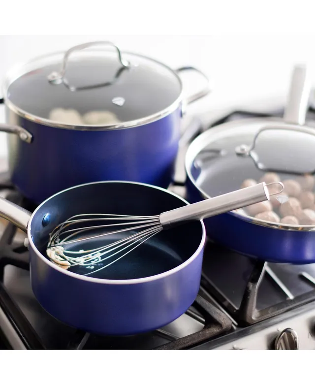 Farberware Reliance Pro 12pc Nonstick Ceramic Cookware Set Teal/gray :  Target