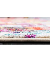 Bayshore Home Newwolf New3 Multi 7' x 10' Area Rug