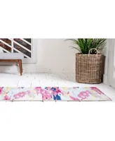 Bayshore Home Newwolf New4 Pink Rug