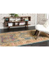 Bayshore Home Harik Har1 Navy Blue 5' x 8' Area Rug