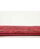 Bayshore Home Vivaan Viv1 Red 5' x 8' Area Rug