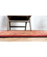 Bayshore Home Harik Har1 Red 5' x 8' Area Rug