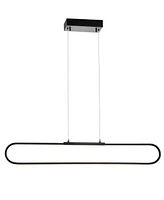 Jonathan Y Ned 39" Dimmable Adjustable Integrated Led Metal Linear Pendant