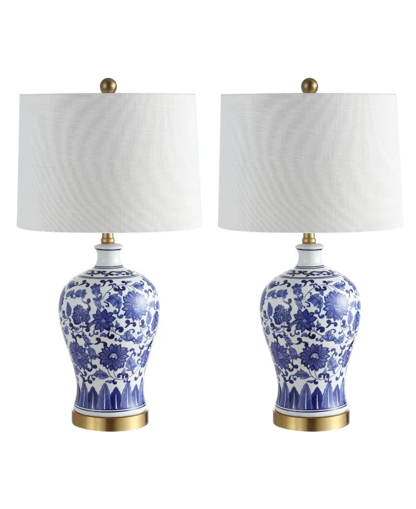 Jonathan Y Jennifer 25.75" Ceramic/Metal Led Table Lamp - Set of 2