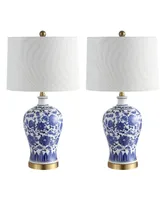 Jonathan Y Jennifer 25.75" Ceramic/Metal Led Table Lamp - Set of 2