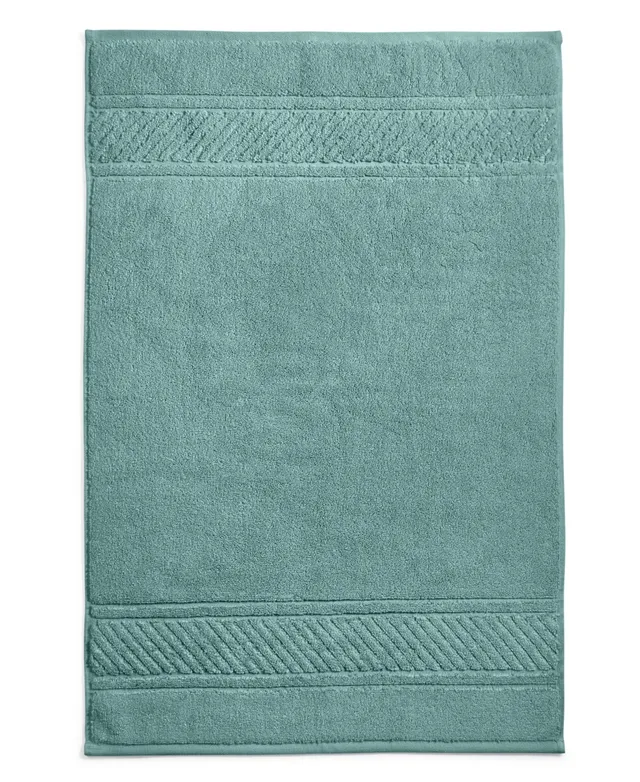 Martha Stewart Collection Cotton Stripe Hand Towel, Created for Macy's - Blue