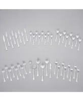 Riverridge Bouquet 46 Piece Monogrammed Flatware Set - H, Service for 8