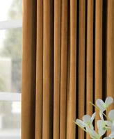 Half Price Drapes Amber Gold Signature Extra Wide Velvet Blackout Curtain