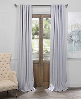 Half Price Drapes Fog Grey Room Darkening Curtain