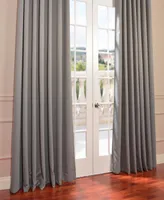 Half Price Drapes Neutral Grey Extra Wide Room Darkening Curtain