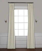 Half Price Drapes Neutral Ground Signature Velvet Blackout Curtain