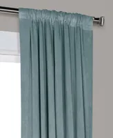 Half Price Drapes Skylark Blue Signature Velvet Blackout Curtain