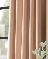 Half Price Drapes Rosey Dawn Signature Velvet Blackout Curtain