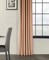 Half Price Drapes Rosey Dawn Signature Velvet Blackout Curtain