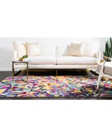 Bayshore Home Newwolf New1 Multi 8' x 10' Area Rug