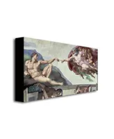 Michelangelo 'Sistine Chapel Ceiling' Canvas Art - 32" x 18"