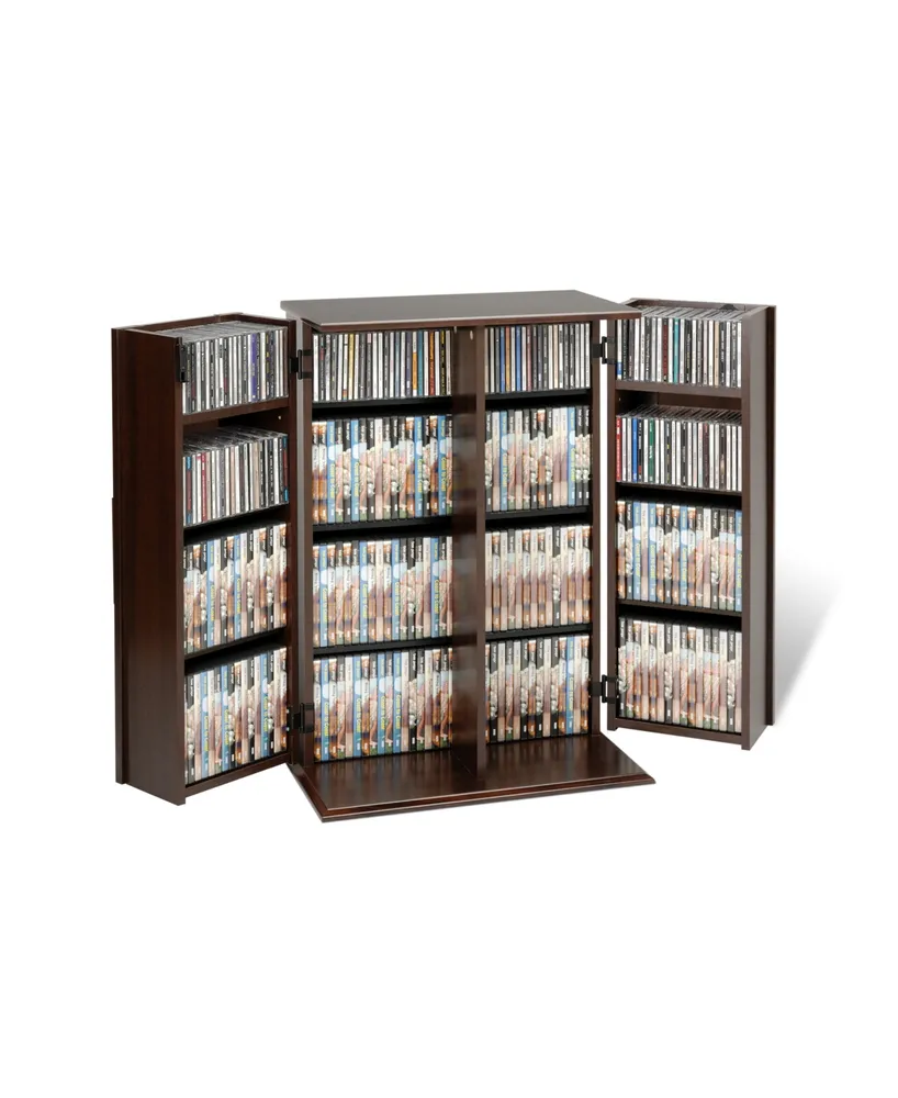 Prepac Locking Media Storage Cabinet with Shaker Doors