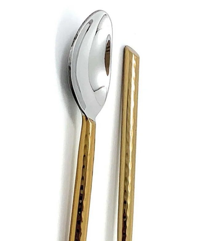 Vibhsa Golden Silverware Tablespoons Set of 6