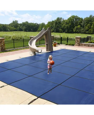 Blue Wave Sports Mesh In-Ground Pool Safety Cover with Center Step