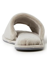 Dearfoams Women's Beatrice Microfiber Velour Side Gore Slide, Online Only