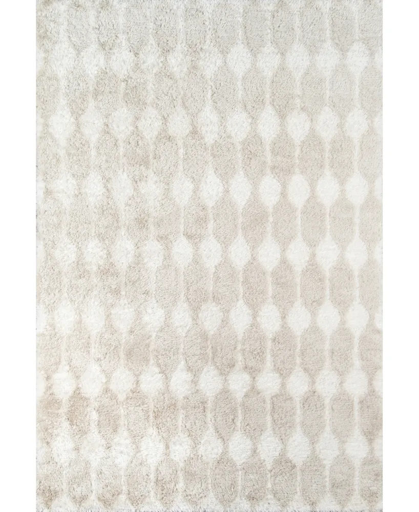 Novogratz Retro Ret-4 Taupe 3'6" x 5'6" Area Rug