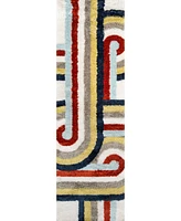 Novogratz Retro Ret-5 Multi 7'6" x 9'6" Area Rug