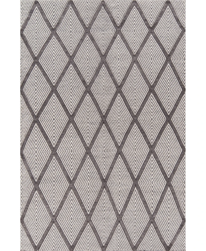 Erin Gates Langdon Lgd-3 Spring Charcoal 2' x 3' Area Rug