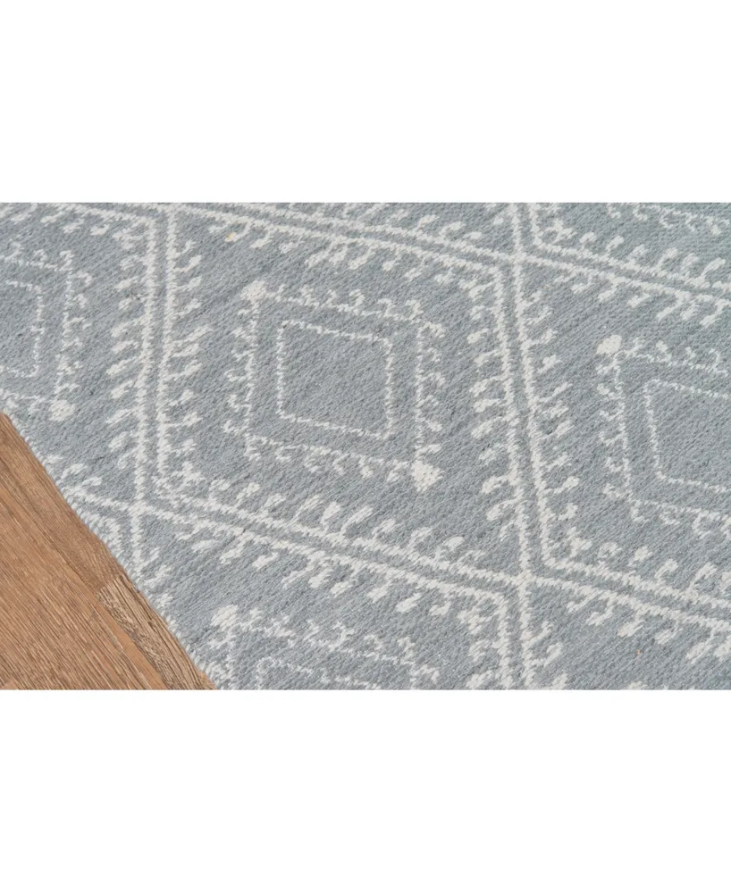 Erin Gates Easton Eas-1 Machine-Washable Pleasant Gray 7'6" x 9'6" Area Rug