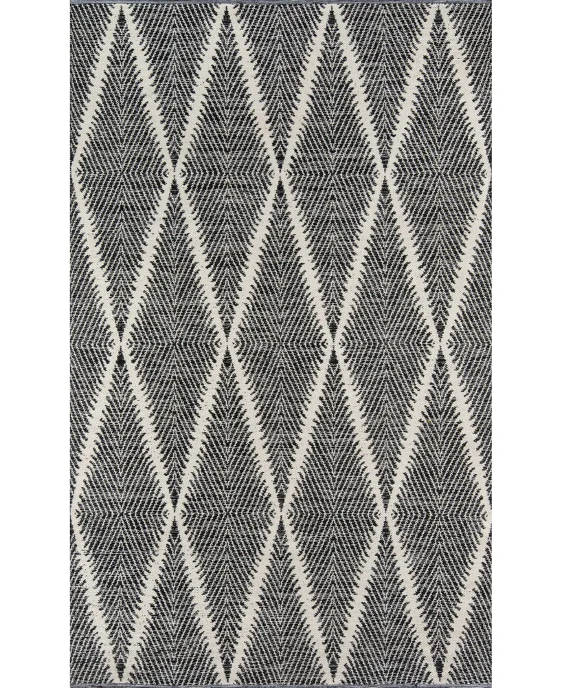 Erin Gates River Riv-1 Machine-Washable Beacon Citron 3'6" x 5'6" Area Rug