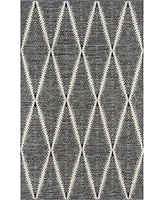 Erin Gates River Riv-1 Machine-Washable Beacon Denim 5' x 7'6" Area Rug