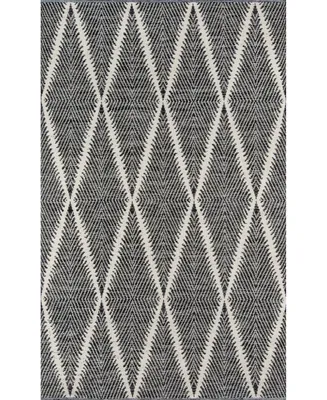 Erin Gates River Riv-1 Machine-Washable Beacon Citron 7'6" x 9'6" Area Rug