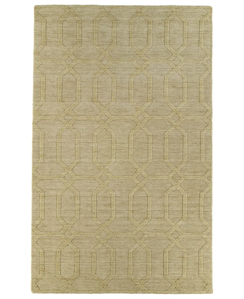 Kaleen Imprints Modern IPM03-28 Yellow 2' x 3' Area Rug