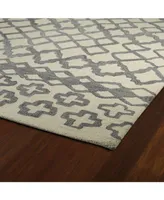 Kaleen Casablanca CAS01-75 Gray 3' x 10' Runner Rug