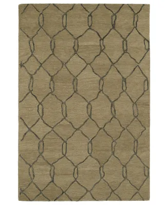 Kaleen Casablanca CAS02-82 Light Brown 4 'x 6' Area Rug