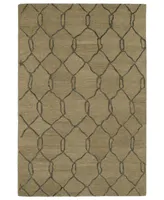 Kaleen Casablanca CAS02-82 Light Brown 4 'x 6' Area Rug