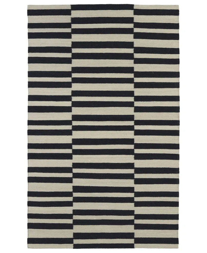 Kaleen Nomad NOM01-02 Black 2' x 3' Area Rug