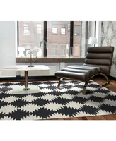 Kaleen Nomad NOM02-02 Black 5' x 8' Area Rug