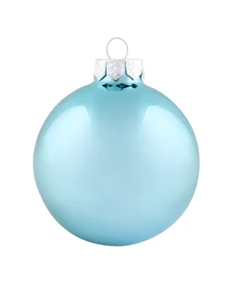 Whitehurst 3.25" Glass Christmas Ornaments - Box of 8
