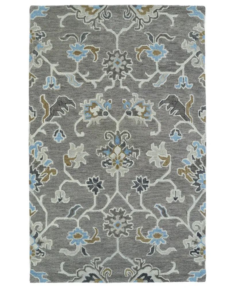 Kaleen Helena 3209-75 Gray 5' x 7'9" Area Rug