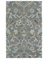 Kaleen Helena 3209-75 Gray 5' x 7'9" Area Rug