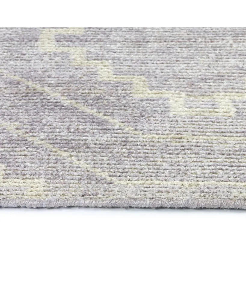 Kaleen Solitaire SOL13-20 Lavender 4 'x 6' Area Rug