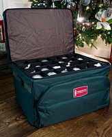 TreeKeeper Christmas Ornament Storage Box with Top Pocket