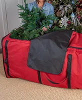 Santa's Bag Artificial Christmas Tree Storage Bag with Wheels, 7'-12' trees