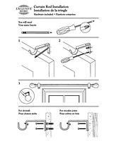 Exclusive Home Topper Outdoor Curtain Rod and Finial Set, 84"-160"